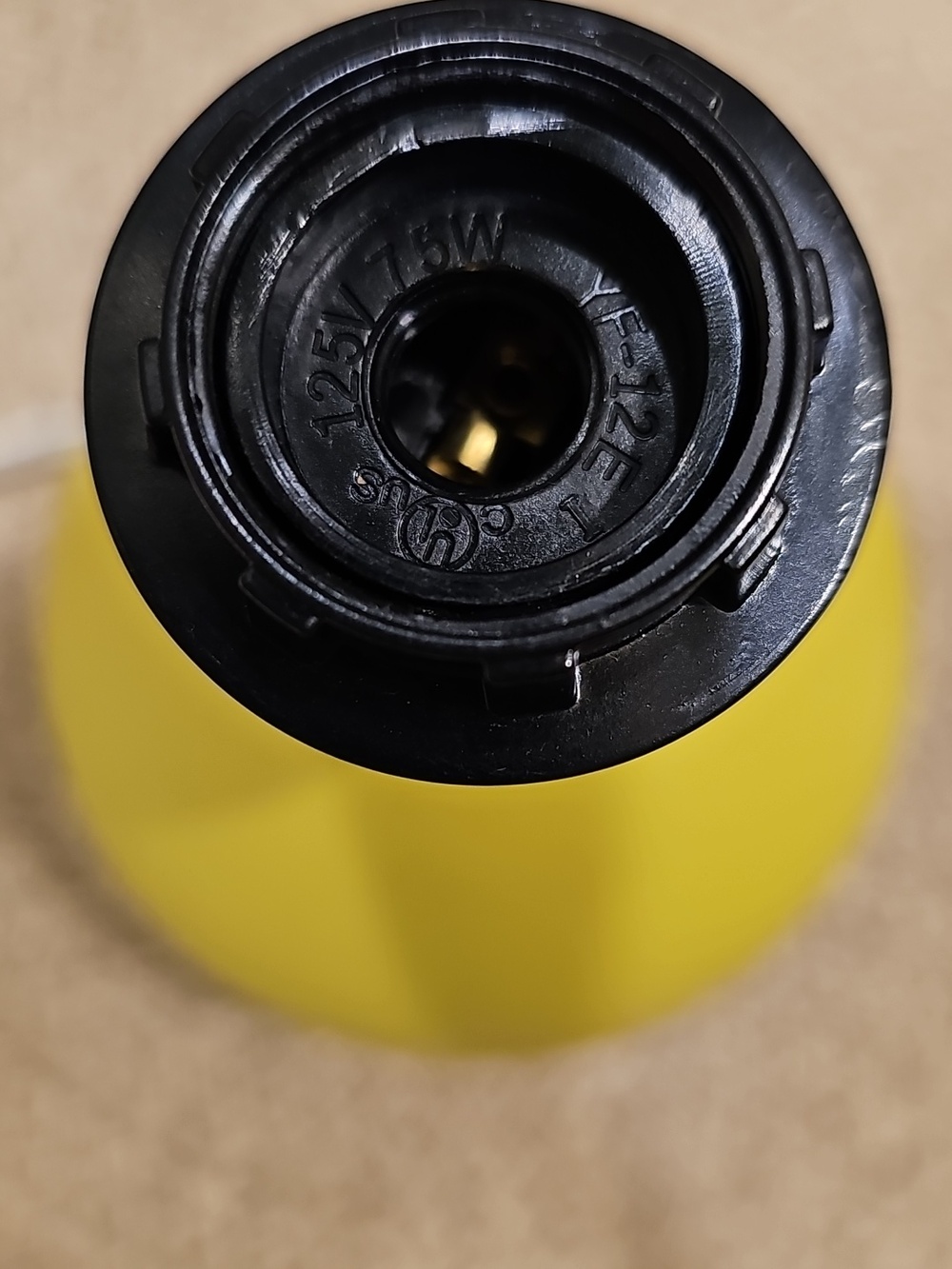 Room Essentials 10in. Sunflower Yellow Table Lamp - Picture 12 of 12
